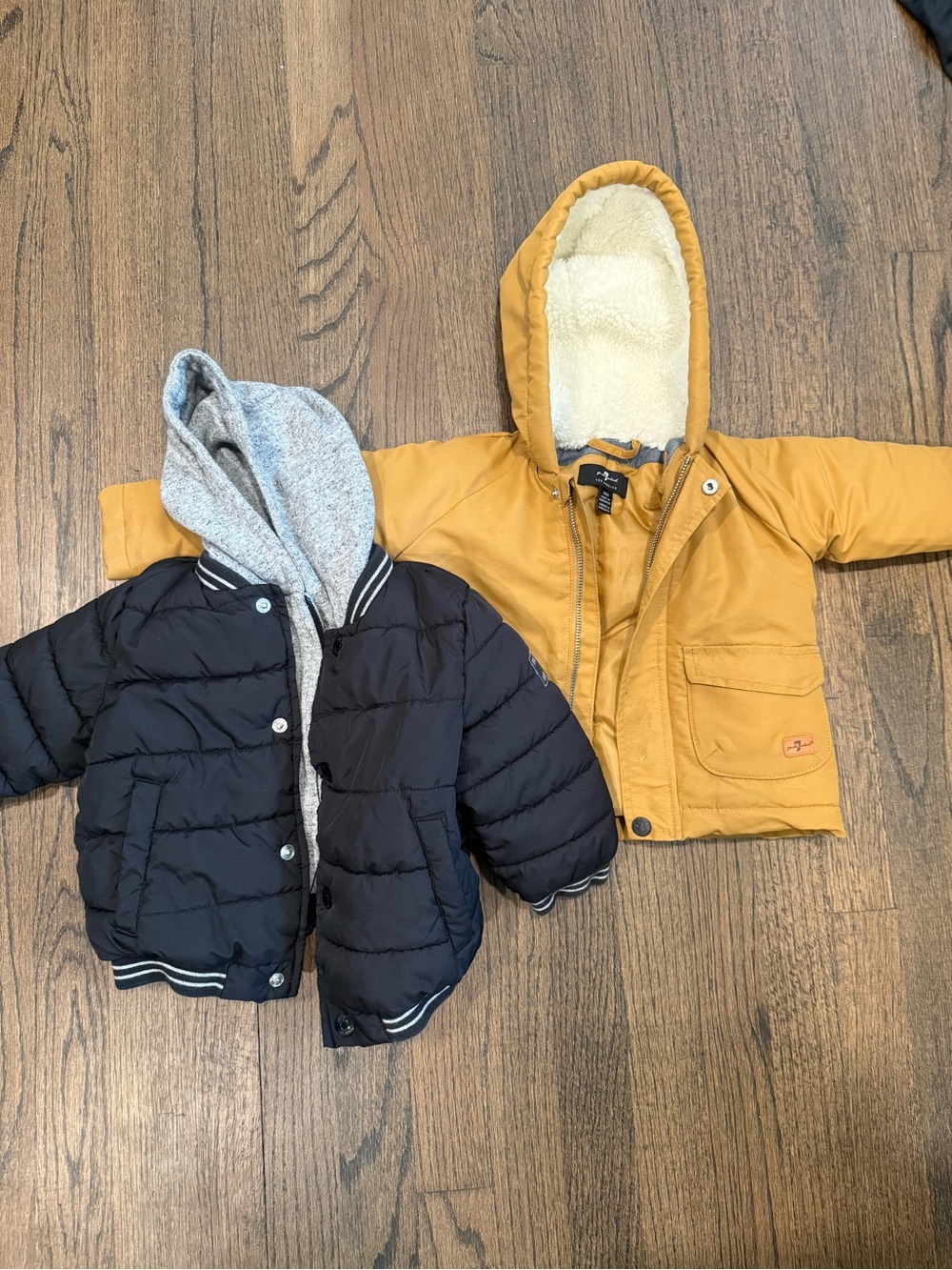 Two Toddler Boy Coats
